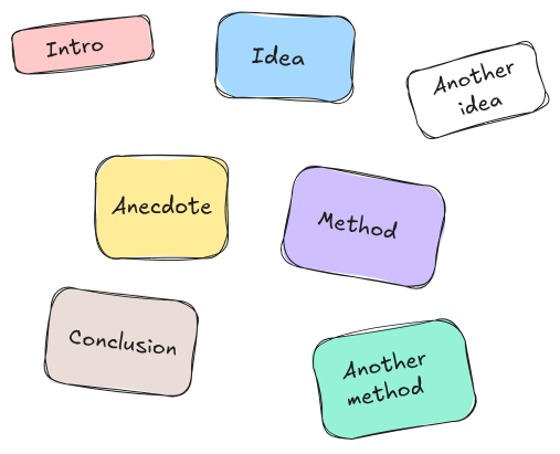 Bricks - ideas as building blocks